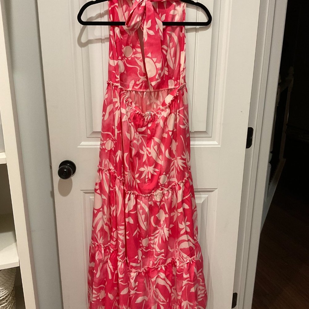 Moonsea Halter Midi Dress - Picture 4 of 8